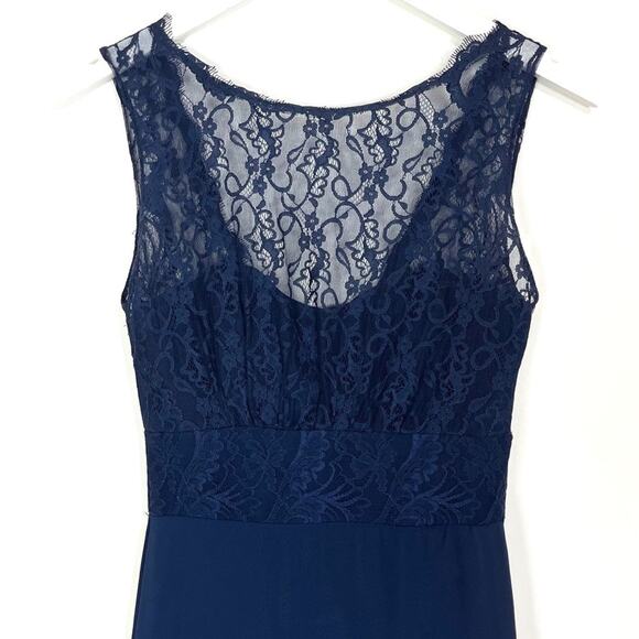 Jim Hjelm Navy Blue Bridesmaid Dress - Picture 3 of 11